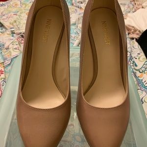 Nine West nude heels